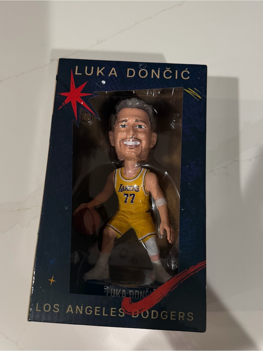 Brand New Luka Doncic Los Angeles Lakers Dodgers Bobblehead
